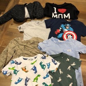 Toddler boys shirts bundle